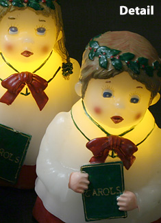 Carolers - Set Of 3 Flameless Candles